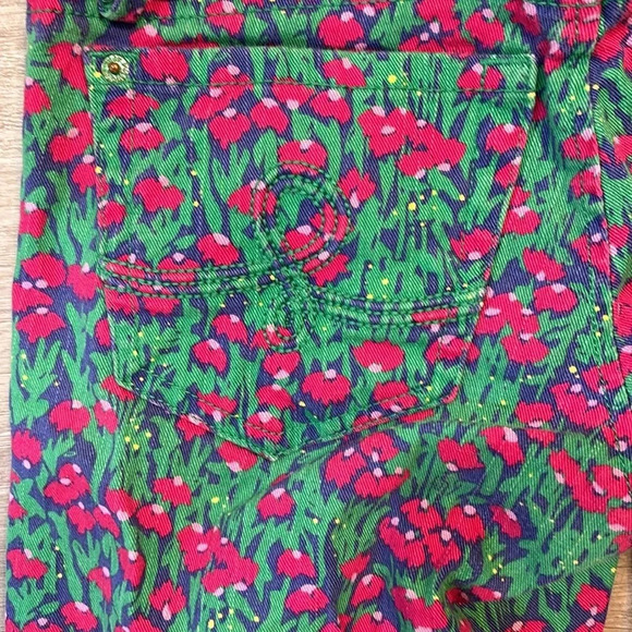 Lilly Pulitzer Printed Skinny Denim Size 0 - Picture 7 of 11